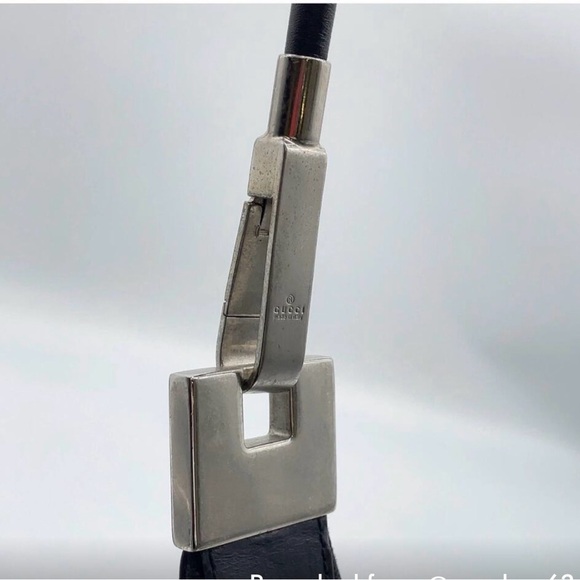 Gucci EUC Elegant Charcoal Gray Shoulder Bag - Picture 7 of 17